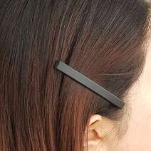 인조이박스 기본 일자 자동 옆머리핀 빼빼로핀 MUW08D