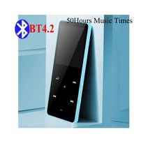 8G-128GB MP3 MP4 플레이어 터치 블루투스 5.0 무손실 오디오 레코더 음악 Mp3 HiFi 휴대용 워크맨 FM 라디오 전자 책, bt4.2 mp3 2_8GB