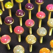 바이올린 볼엔드형 미세 E선 조율기 튜닝기 줄 핸드메이드 조리개 조절기, 4.펄 썬스톤(대)