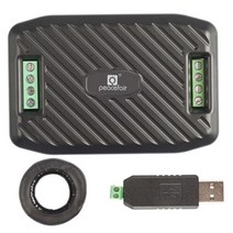 와트메타 카운터기 전력 분석기 단상 에너지 전력계 전기 소비 스마트 앰프 와트 미터, Coil CT and USB
