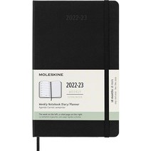 Moleskine 클래식 18개월 2022-2023 데일리 플래너 하드 커버 L 5 x 8.25인치156803, Weekly