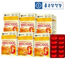 종근당 건강 프리미엄 비타 C 1000 플러스 고함량 고농축 비타민 씨 보충제, 6개, 100정