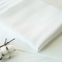패브릭창 고급공단 샤틴슬라브 공단 양면원단 의류공단 곱창밴드 옷감 테이블보, 화이트