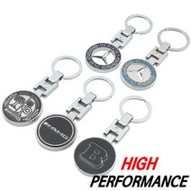 벤츠 원형 5종 키링 키홀더 열쇠고리 키악세사리 AMG로고 브라부스, 3.원형 AMG 로고 - 1개, 1개