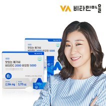 비타민마을 맛있는 메가씨 비타민C 2000 비오틴 5000 60포 2개월분 X 2박스, 단품, 단품