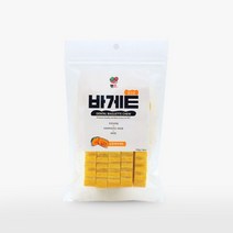 [채다시] 펫슐랭 유산균 덴탈바게트 강아지 치석제거껌 120g 6p(3가지 맛 / 단호박 딸기 블루베리), 2개, 단호박맛