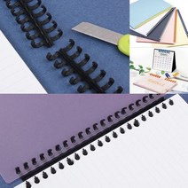 플라스틱 제본스프링 와이어링 링제본 스프링제본 노트제본, 오렌지