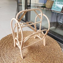 라탄골조 매거진랙 잡지꽂이 골조 프레임 라탄매니아