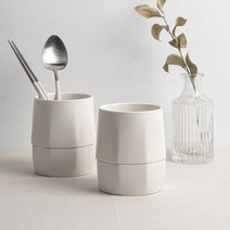 시라쿠스 네이처 프리즈 물빠짐 도자기 수저/조리기구통, 2P