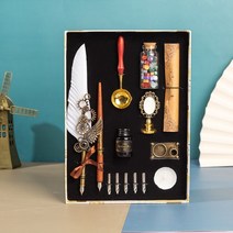 서예 쓰기 분수 고딕 만화용잉크 레트로 깃털 잉크, T08-08