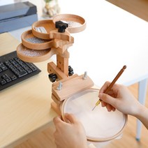 자수 클립 원형 자수틀 스탠드, 단일옵션, 1개