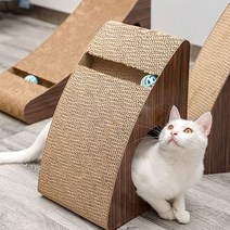 GUI271659눕히고 세우는 고양이 스크래쳐, 원형M