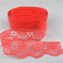 페브릭장식아프리카 레이스 패브릭 테이프 40MM diy 바느질 액세서리 자수 그물 작업 웨딩 보우 장식 10, 03 Red