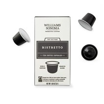 Williams Sonoma 윌리엄스소노마 커피 캡슐 리스트레또 10 캡슐. 4개