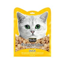 동결건조 오리고기 큐브 고양이 간식 렉스 폴드 영양, 1개, 오리 15g x3팩