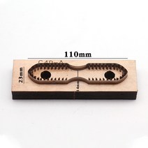 스트랩 헤드 철형 몰드 수제 DIY 가죽 공예 절단 금형, A형