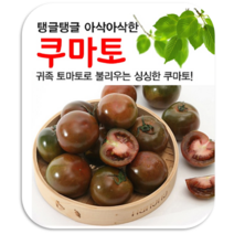 [햇쌀맘] 맛있는 귀족 토마토 쿠마토 2kg 1박스 흑 토마토 완숙 탱탱 싱싱 유치원 어린이집 간식, 2kg+2kg