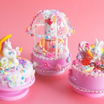 오르골 꾸미기 데코덴 파츠 재료 DIY 세트, 오르골 꾸미기_강아지