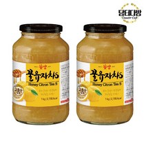 1+1 유자차 1kg 카페 액상차 에이드만들기 꽃샘 과일청, 단품