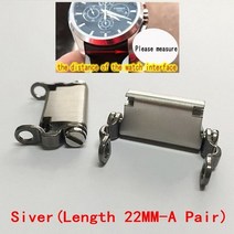LEATHERMAN-시계 링크 버클 스테인레스 스틸 다기능 도구 야외 스포츠 팔찌 액세서리 남성용 조절 가능, 02 LZMLJK-Siver 22MM