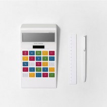 학교 사무실 은행 태양열 배터리 LCD 계산기 Rainbow, 단품
