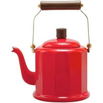 일본 노다호로 법랑 주전자 클래식 케틀 2.0L, 레드