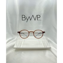 신제품 100%정품 볼프강안경 BYWP BYA22026BRB-MM 브라운컬러 울프강프록쉐 안경라운드 콤비테 고도근시안경테추천