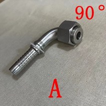 유압호스 고압 Metric M10-42 유압 콘 호스 엔드 withold 유형 튜브 고압 피팅 6-25mm 가시 조인트 커넥터, 04 A bend_04 6MM to M16x1.5