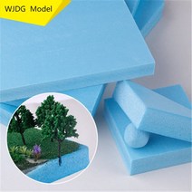 폼보드 제작 폼포드 보드롱 압축 스티로폼 우드락 1 pcs 2020 cm 블루 모델 장면 하드 풍경 소재 최대 산악 지형 블록 바닥 플랫, 20x20 두께 3cm