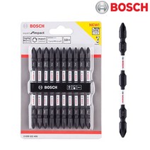 보쉬 토션비트 110mmX10PCS 양날 십자 드라이버