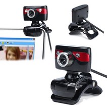 웹캠 HD 12 메가 픽셀 드라이버 USB 웹 카메라 데스크탑 캠 LED 야간 클립 10 미터 사운드 흡수 마이크, 한개옵션0