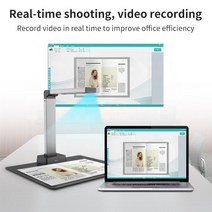 북스캔 책스캔거치대 셀프 비파괴책스캔 높은 해상도 13MP 자동 초점 휴대용 문서 스캐너 A3 책 카메라 Ocr, 한개옵션0