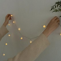 크리스마스 꼬마전구 LED 캠핑알전구 옥상전구 10m, 10M 80구