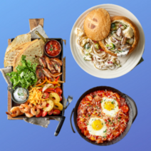 애슐리 에그인헬+올라 파히타+봉골레 크림 빠네 파스타 (6인분)