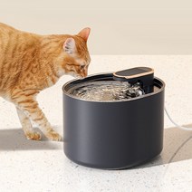 [쿠쿠넬로급수기] 루나글램 고양이 정수기 급수기 음수대, 네이비
