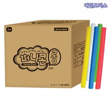 [도너랜드] 도너랜드 퍼니콘 롱 (12개/100개) 길어진 퍼니콘 단체수업용 친환경 옥수수콘 대용량 수수깡 플레이콘 만들기재료 미술치료용 가정용 미술교육 안전한놀이감, 도너랜드 퍼니콘 롱(100개)