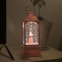 크리스마스 인테리어 오르골 무드등 산타 루돌프 트리 스노우볼 워터볼 멜로디 뮤직박스, (중형) 07번 소녀