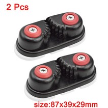 고무보트 콤비보트 패들보트 1Pcs 블랙 알루마이트 알루미늄 캠 클리트 보트 Matic Fairlead 해양 세일링, 04 2 pcs 87x39x29mm