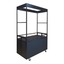 [국내산] SM-204-3 / 광고판형 신형매대, 백색, [3자] W900*D600*H2000, 백색