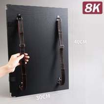액자형 테이블 스케치 휴대용 방수 스케치 보드 어깨 끈 여행 드로잉 아티스트 아트 용품, 8k
