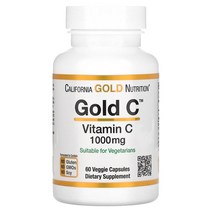 캘리포니아 골드 뉴트리션 C USP Grade 비타민C 1000mg 60개, 1000 mg, 60 Count