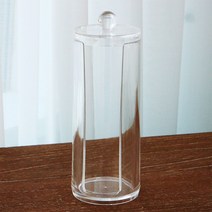 아크릴 화장솜정리함 화장솜 보관함93, 1개