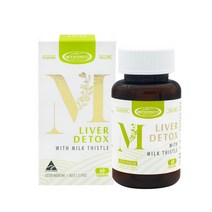 호주 마더네스트 리버디톡스 밀크씨슬 60정 Milk thistle 리버디톡스 알지알지몰 2개 세트, 60정 2개