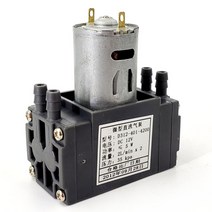 진공펀프 에어컨진공펌프 로터리 베인 공기 재고 소형 두 배 맨 위 DC 공기 펌프 진공 DC12V 385 모터, 한개옵션0