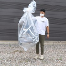 두꺼운 대형 PE 비닐봉투 유아용품 이삿짐 정리 김장비닐, 7호(140x240 2매)