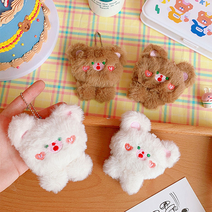 곰돌이 키링 겸용 패션브로치 머리핀 가방 캐릭터 악세사리 옷핀 핀 뱃찌 배지 뺏지 벳찌