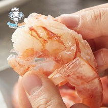 브랜드없음 만능재료 프리미엄 특대 자연산 붉은왕새우 대하 이지필 500g, 단품없음