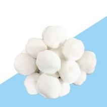 수중 파이버 볼 수처리 필터 200g/300g/350g/500g/700g 미디어 수영장 청소 면봉볼, 01 WHITE_05 350g