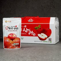얼음골사과즙 30팩, 단품, 단품