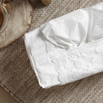 [벨라이프] 화이트 레이스 티슈커버, 상세 설명 참조